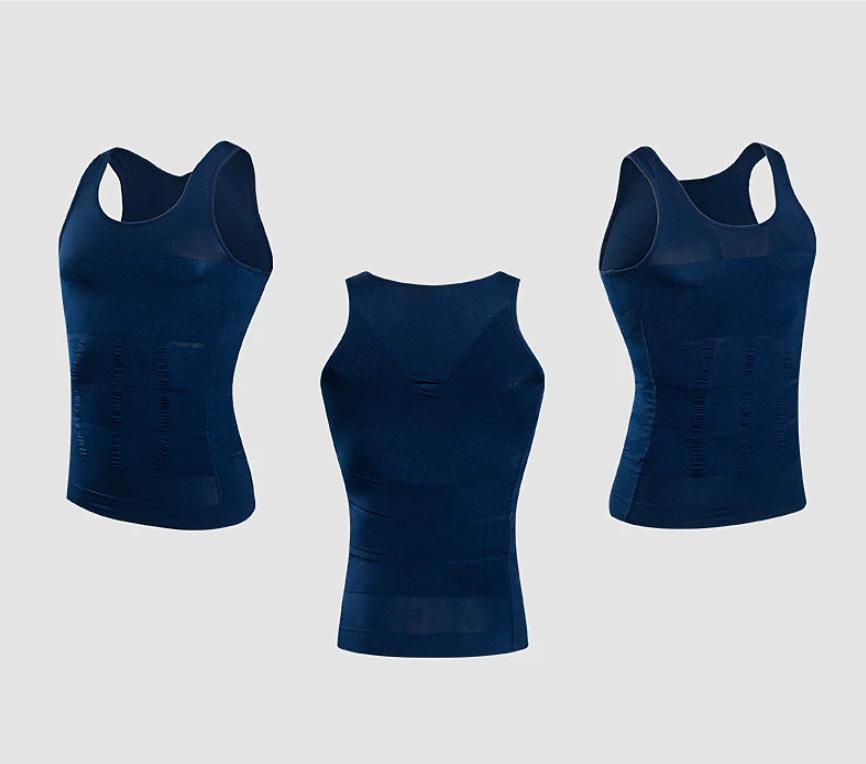 Buy 1 Get 1 Free Men's Undershirt Vest to Look Slim Instantly