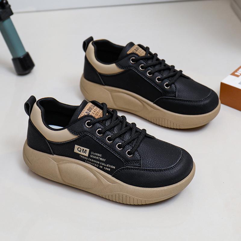 Handmade Soft Lace Up Leather Short shoes