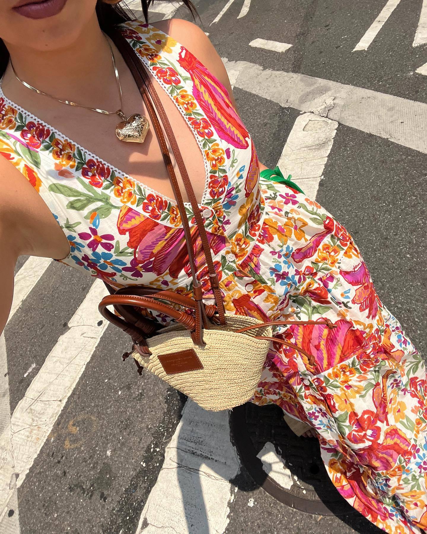 Floral Sleeveless Vacation Dress