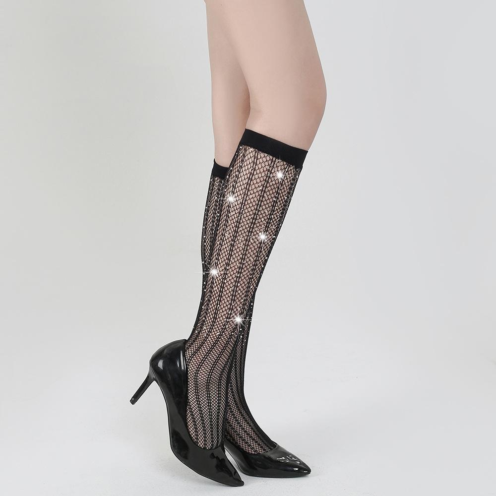 Crystal silk thread glass socks