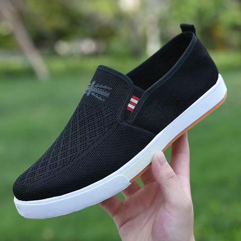 Flyknit Mesh Breathable Classic Casual England Shoes