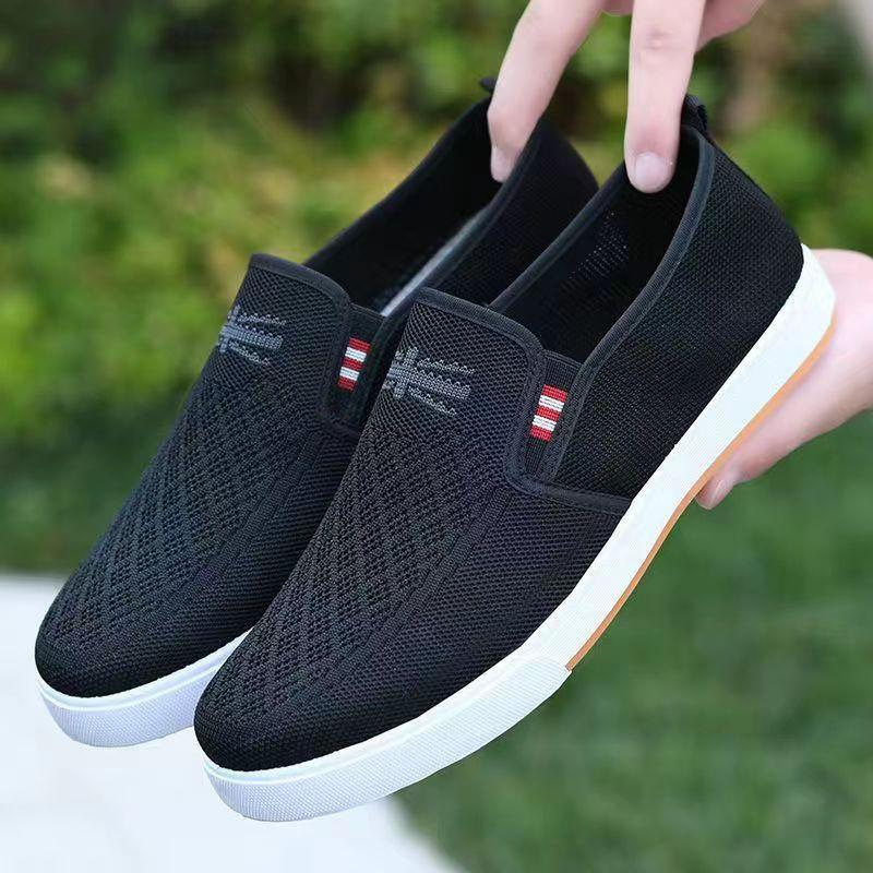 Flyknit Mesh Breathable Classic Casual England Shoes