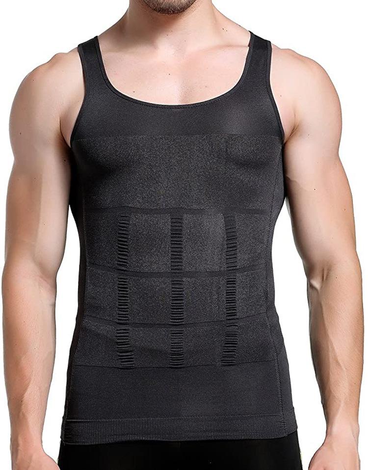 Buy 1 Get 1 Free Men's Undershirt Vest to Look Slim Instantly