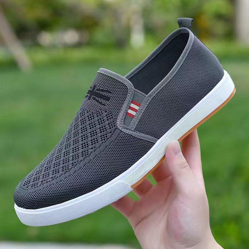 Flyknit Mesh Breathable Classic Casual England Shoes