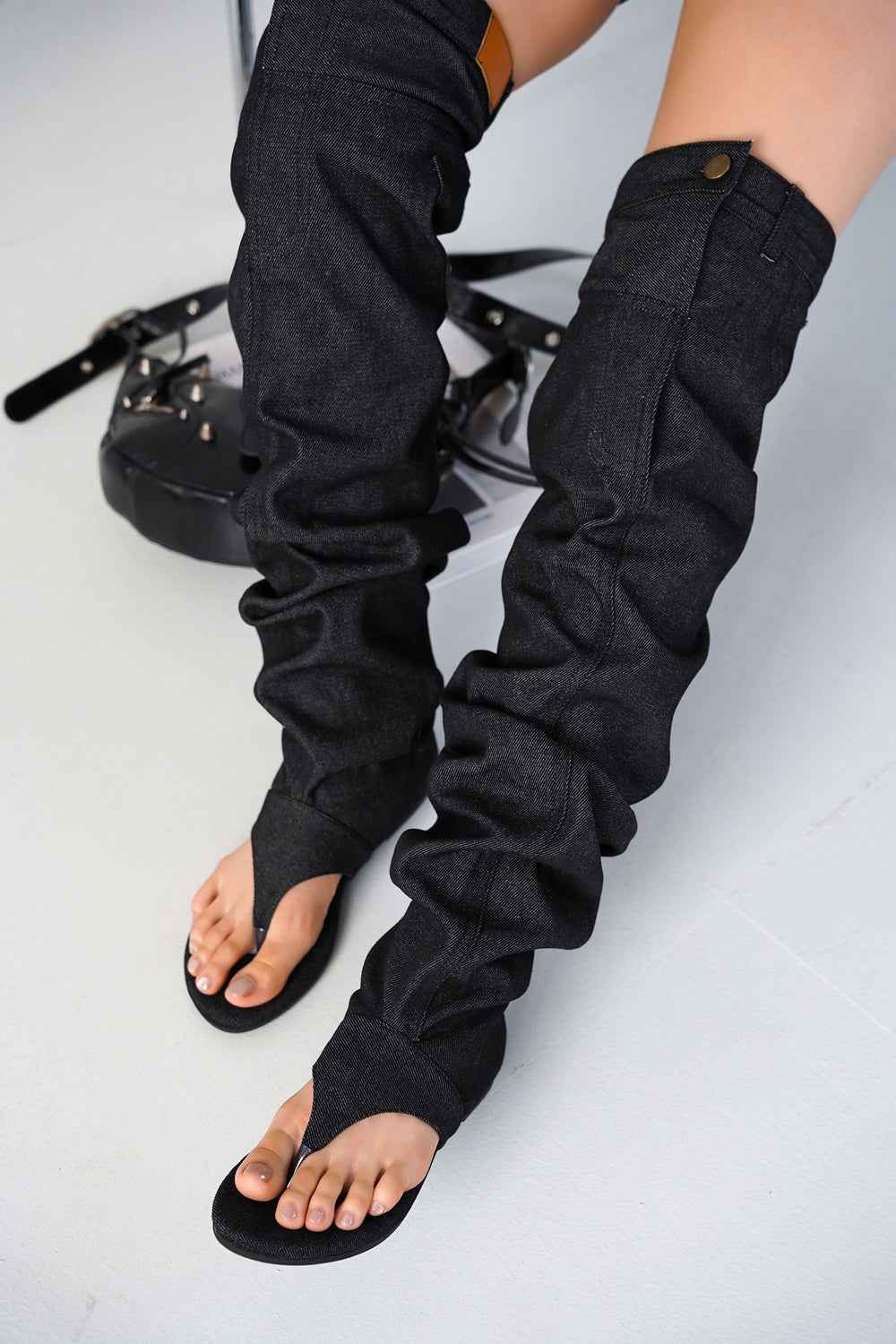 Malynda thigh-high sandals