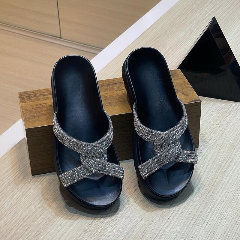 Diamond Flat Sandals