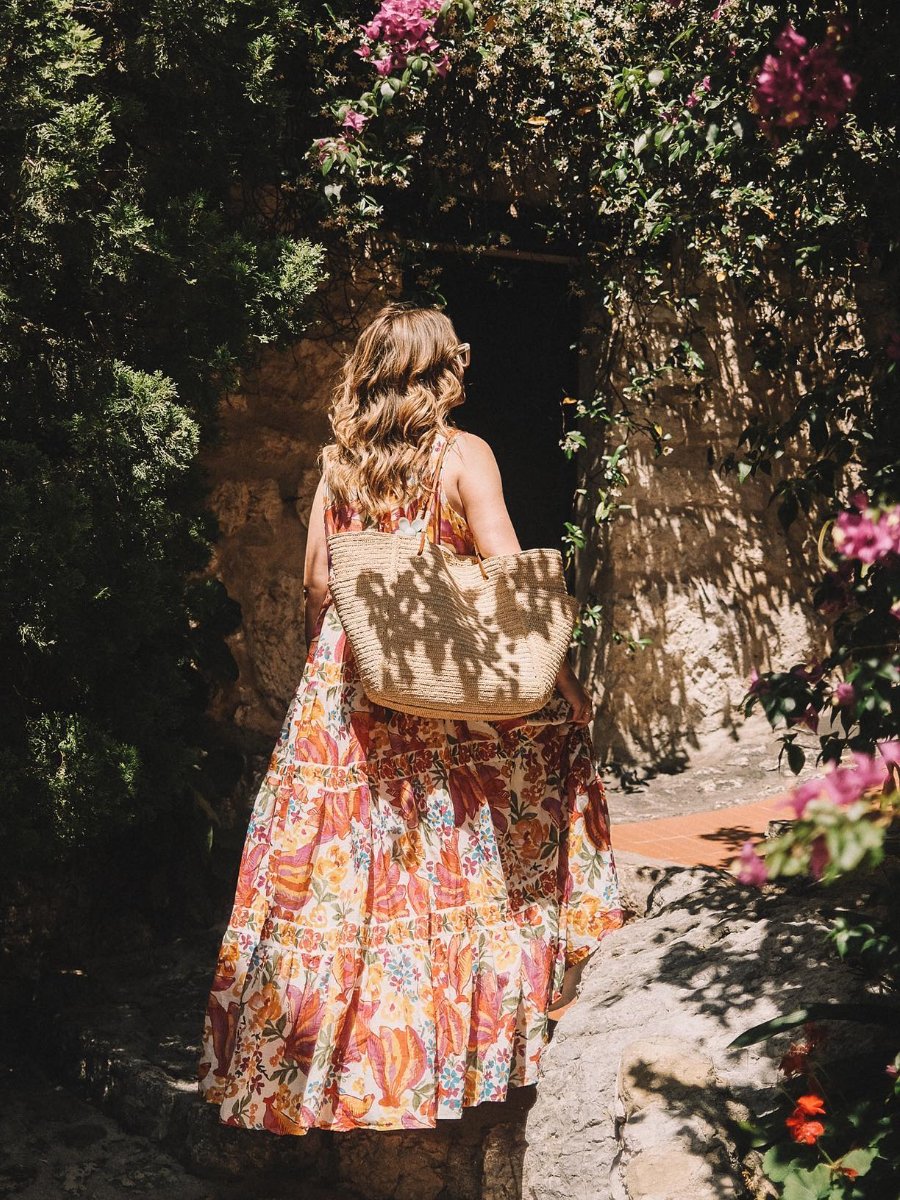 Floral Sleeveless Vacation Dress