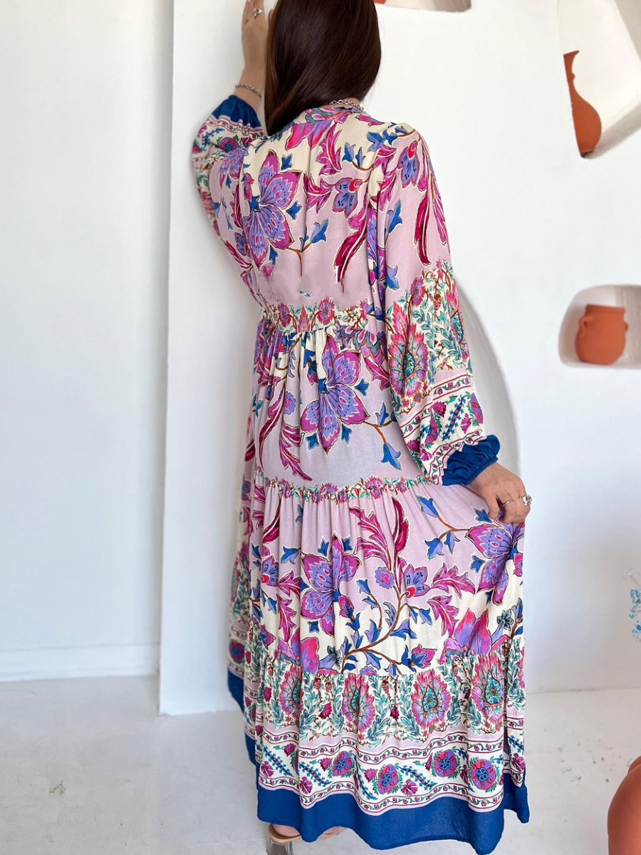 Summer Colorful Printed Loose Dress