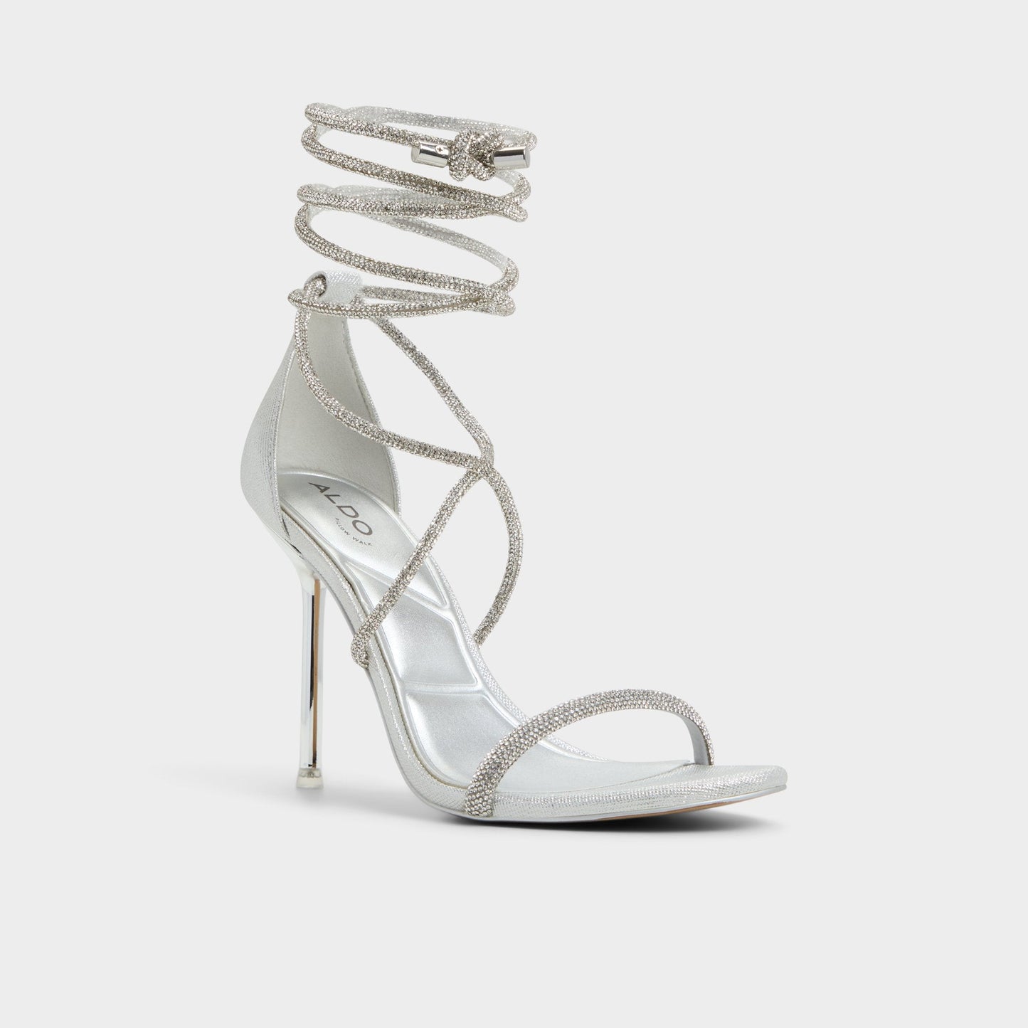 Strappy heeled sandal