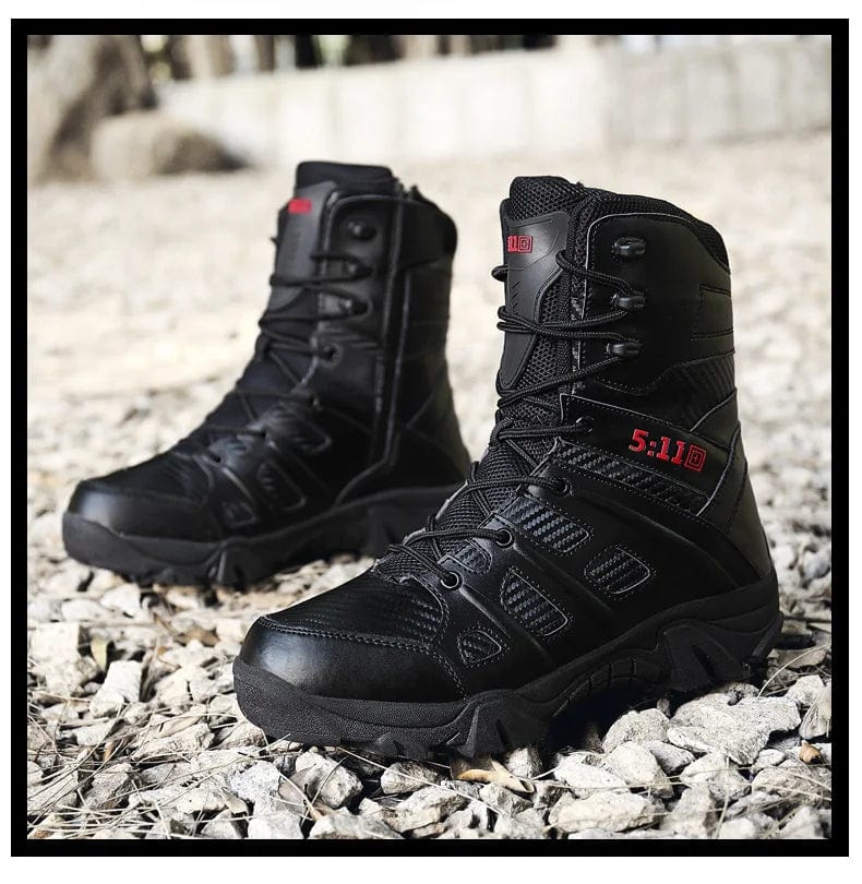 RuggedRise: High Top Tactical Hiking Army Hiking Boots