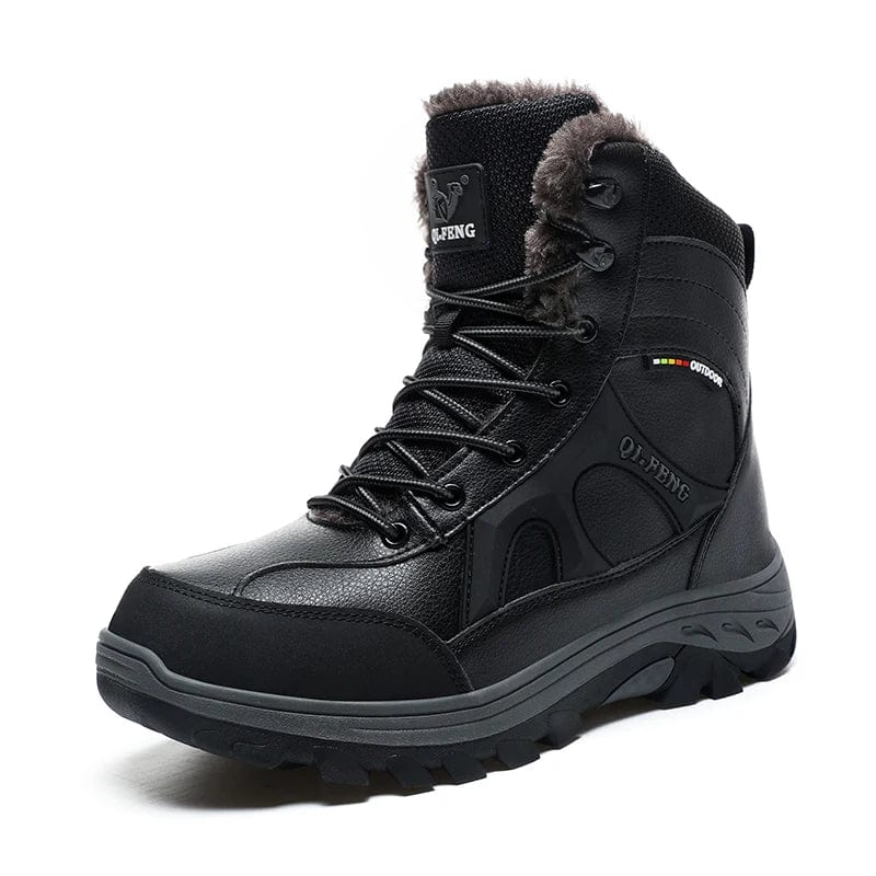 FrostTrek: High-Top Tactical Velvet Combat Snow Hiking Boots