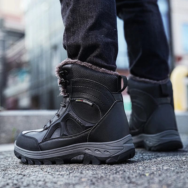 FrostTrek: High-Top Tactical Velvet Combat Snow Hiking Boots