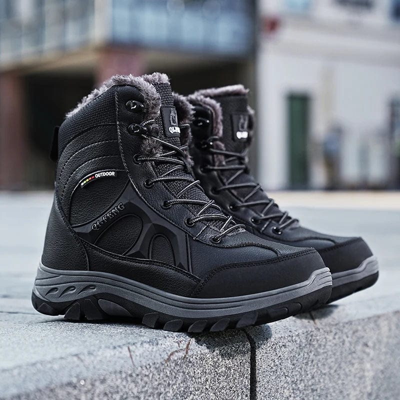 FrostTrek: High-Top Tactical Velvet Combat Snow Hiking Boots