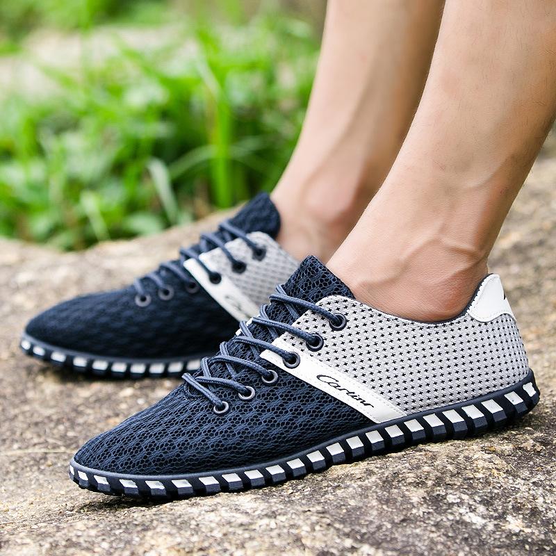 Summer new men's deodorant and breathable casual shoes