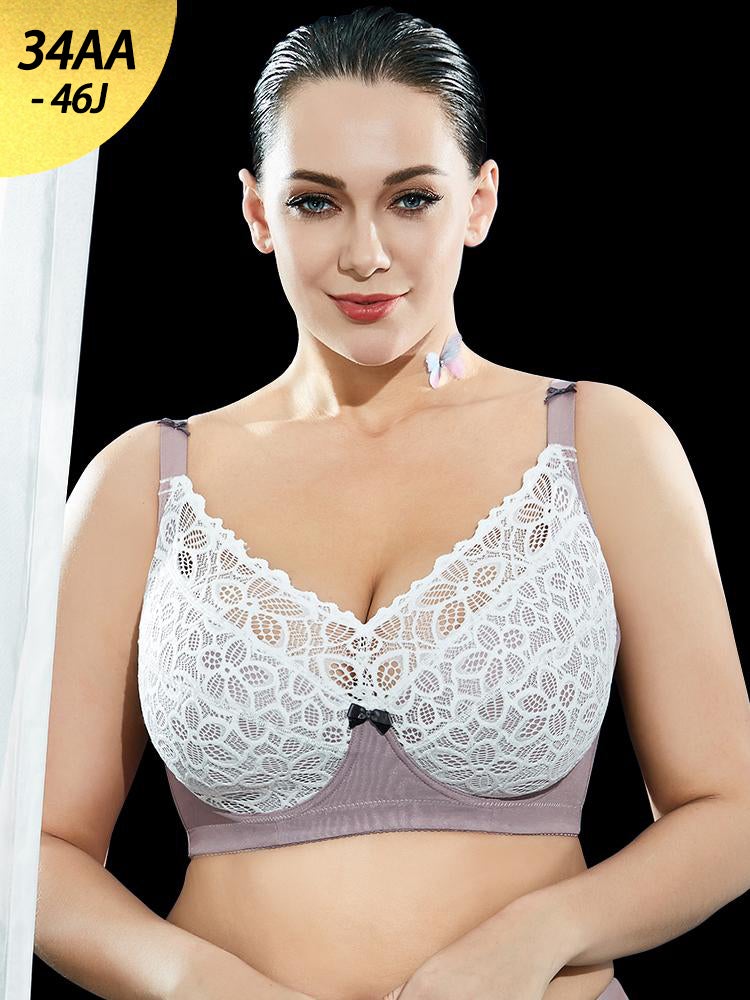 Sexy Lace Minimizer Underwired Bra