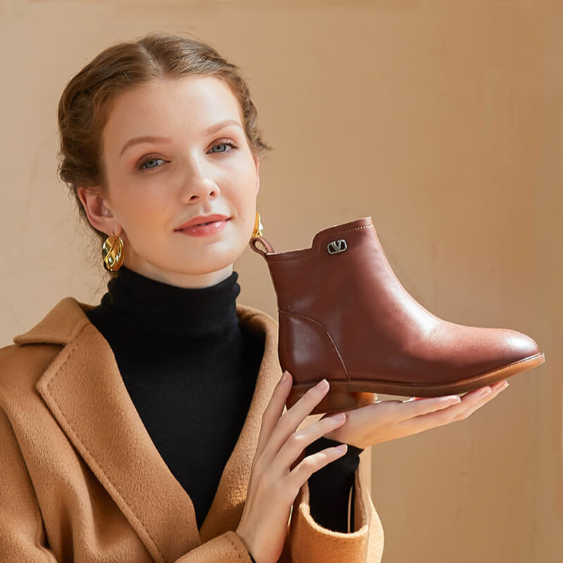 Italian niche handmade leather boots