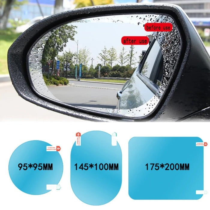 Car rearview mirror waterproof membrane