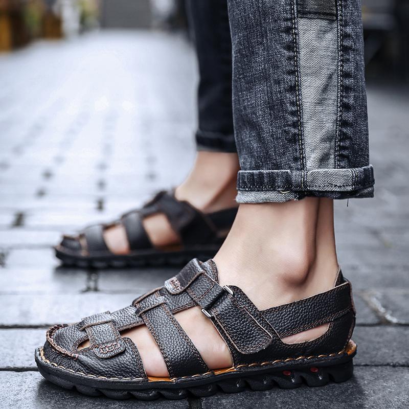 Roman Classic Leather Sandals