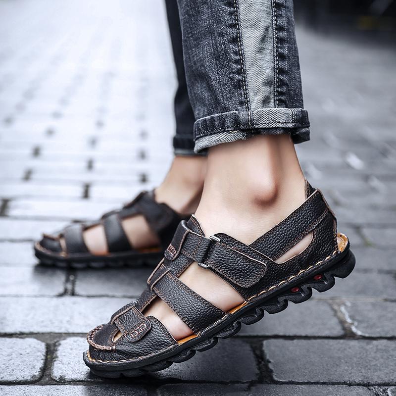 Roman Classic Leather Sandals