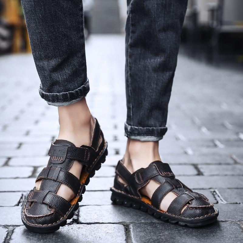 Roman Classic Leather Sandals