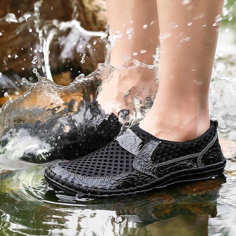 New Mens Outdoor Water Shoes breathable Flat Sandals