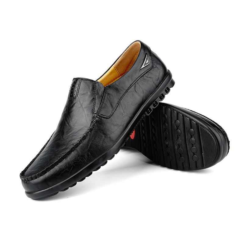 Mens Loafers Moccasins Breathable Slip Driving Shoes