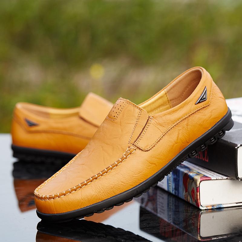 Mens Loafers Moccasins Breathable Slip Driving Shoes