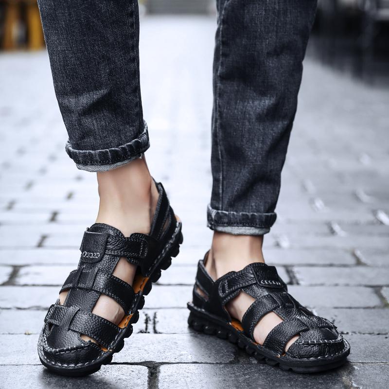 Roman Classic Leather Sandals