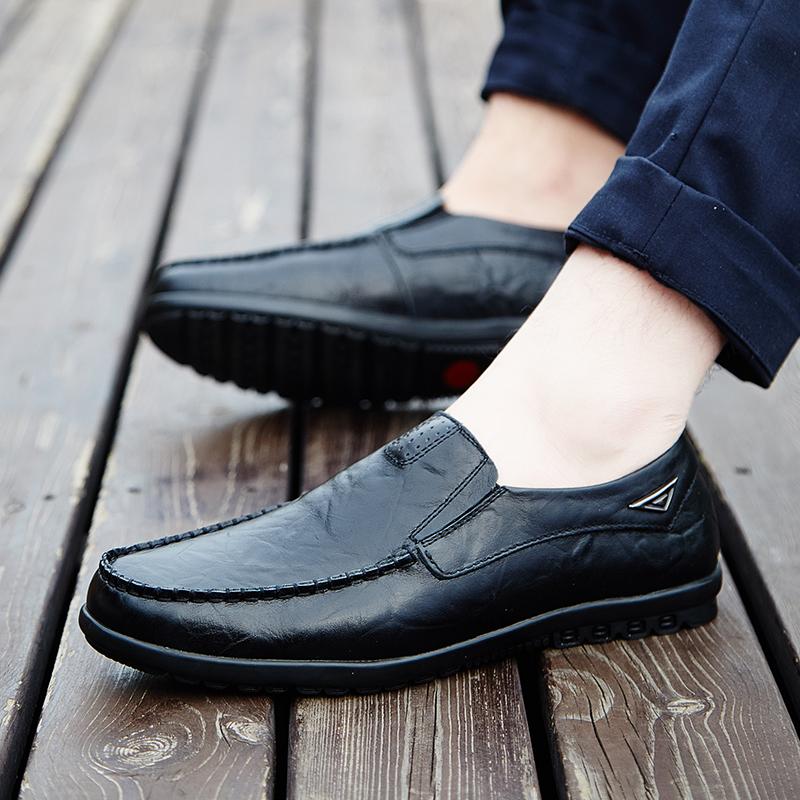 Mens Loafers Moccasins Breathable Slip Driving Shoes