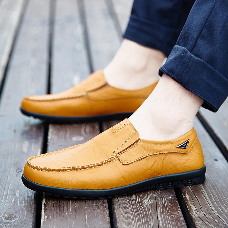 Mens Loafers Moccasins Breathable Slip Driving Shoes