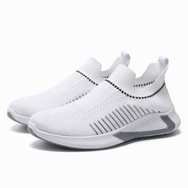 Men's Sneakers Breathable Flying  Running Shoes