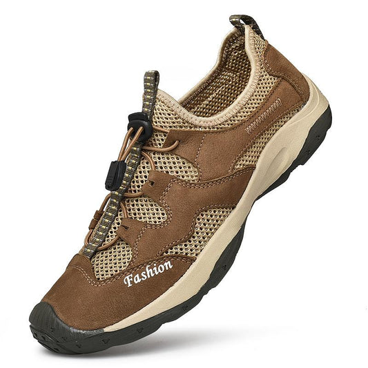 Hilife Mart™ Hiking leather Shoes With Supportive Shoes