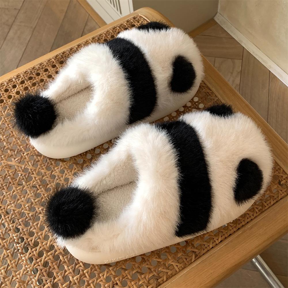 Panda cotton shoes