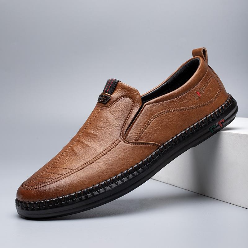 Italian casual leather shoes