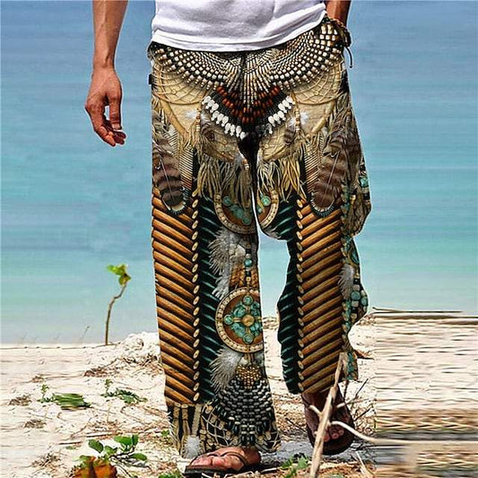 Holiday Boho Streetwear Pants