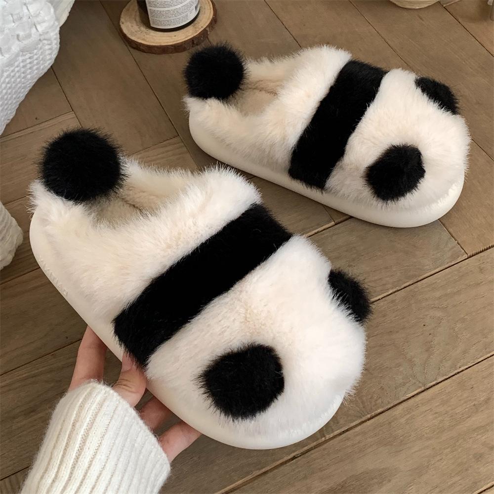 Panda cotton shoes