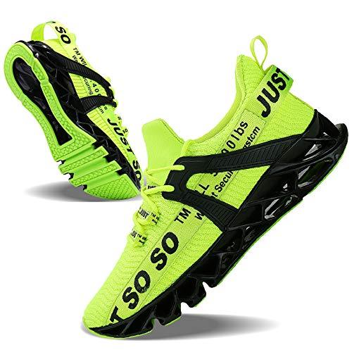 Mens Running Shoes Walking Non Slip Blade Type Sneakers