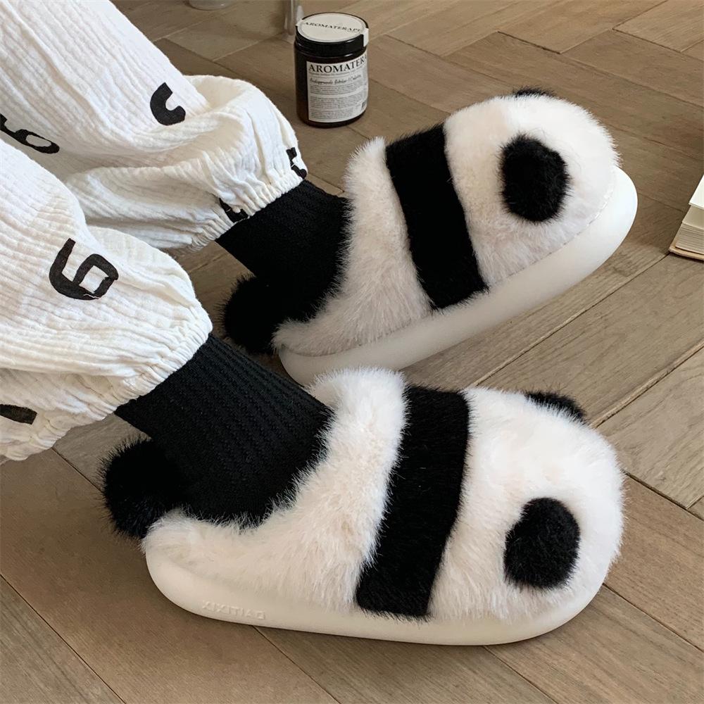 Panda cotton shoes