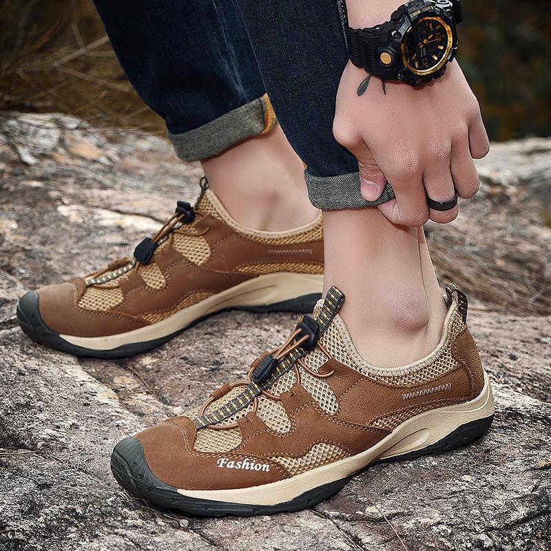 Hilife Mart™ Hiking leather Shoes With Supportive Shoes