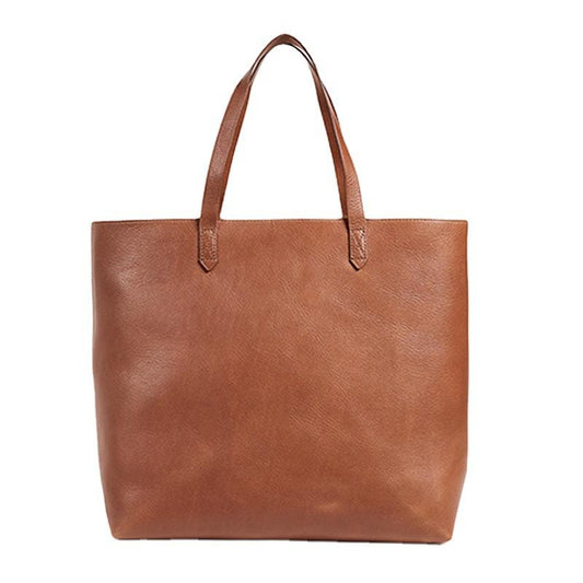 Italian handmade leather tote bag