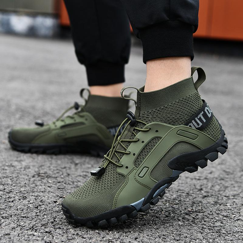 Italian handmade amphibious anti-skid anti-cut fishing shoes