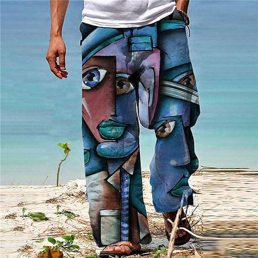 Holiday Boho Streetwear Pants