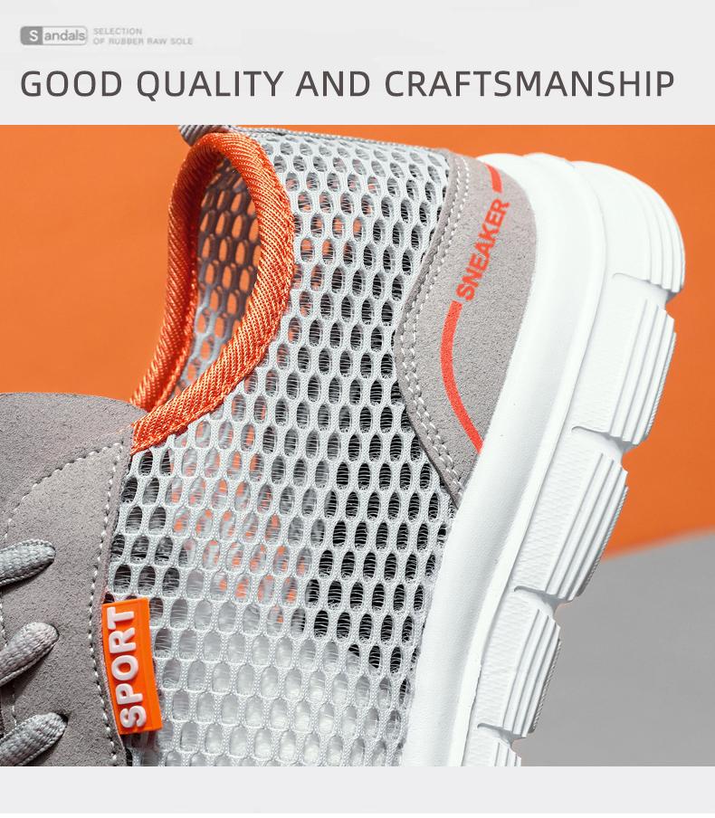 Men Shoes Summer Soft Loafers Lazy Shoes Lightweight Cheap Mesh Casual Shoes