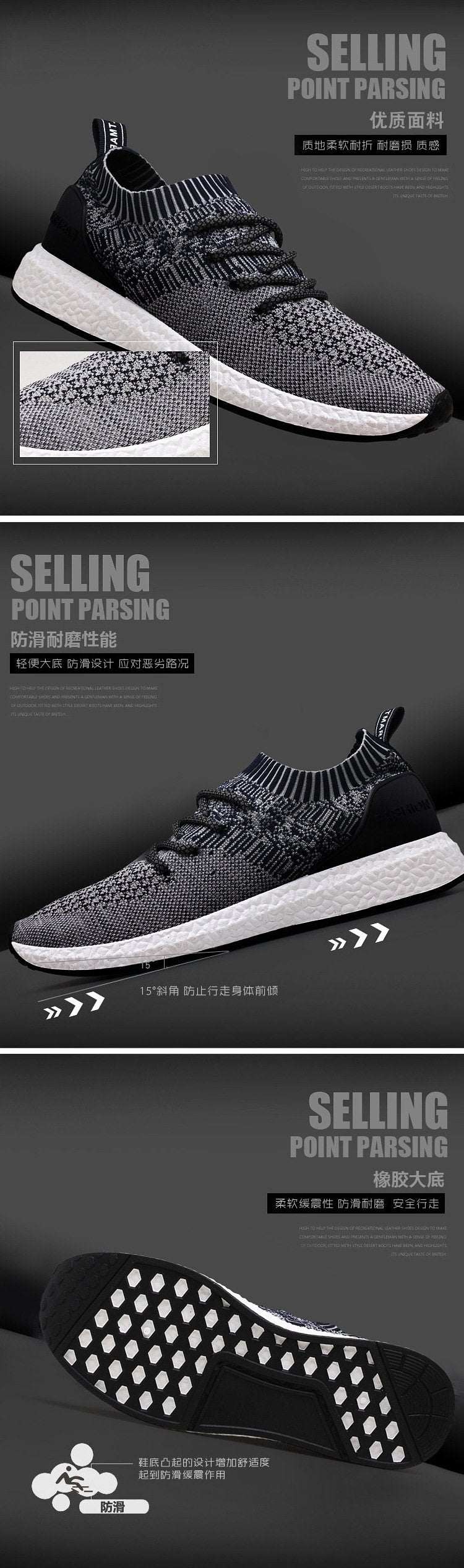 High Qualtiy Men Sneakers Air Cushion Run Shoes Man Casual Shoes