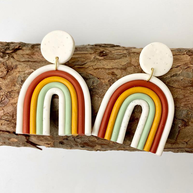 Rainbow earrings