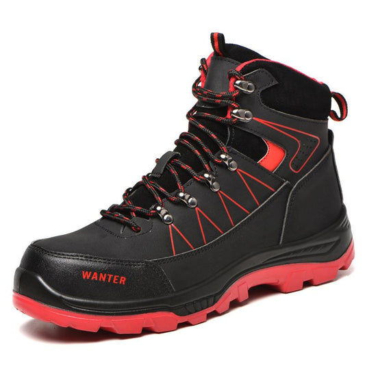 【Waterproof】HilifeMart Anti-Smashing Steel Toe Work Boots