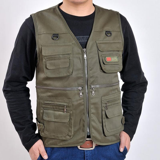 multi-pocket outdoor vest