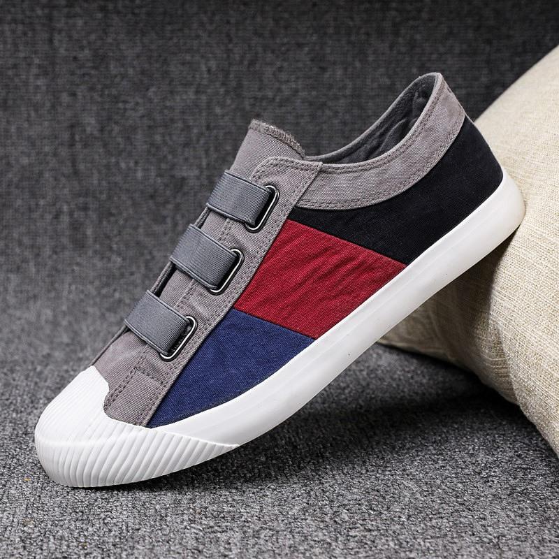 Color-block elasticated shell-toe espadrilles