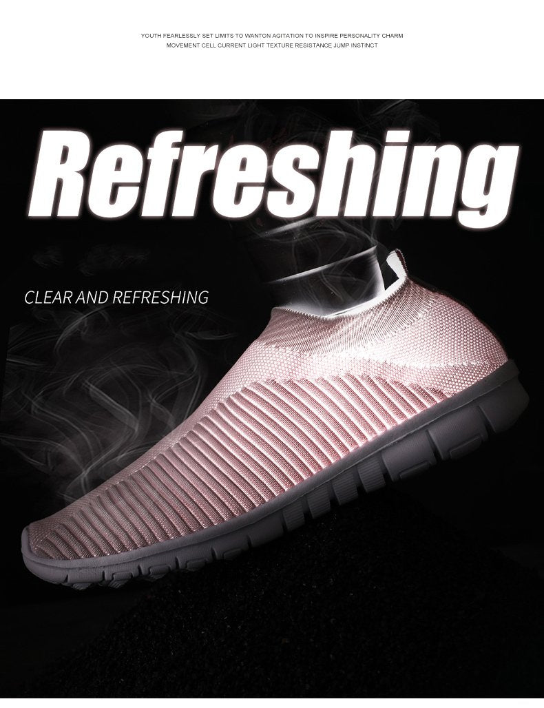 Men Walking Shoes Lightweight Breathable Sneakers