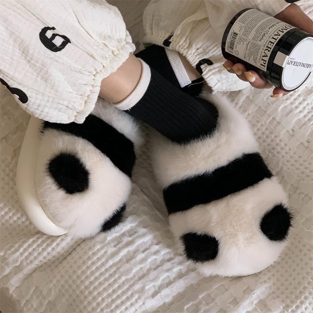 Panda cotton shoes